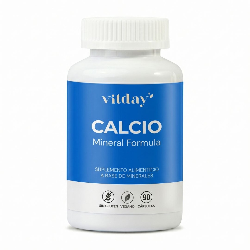 [VTM-bote-de-calcio] Calcio 1800 mg | 90 cápsulas