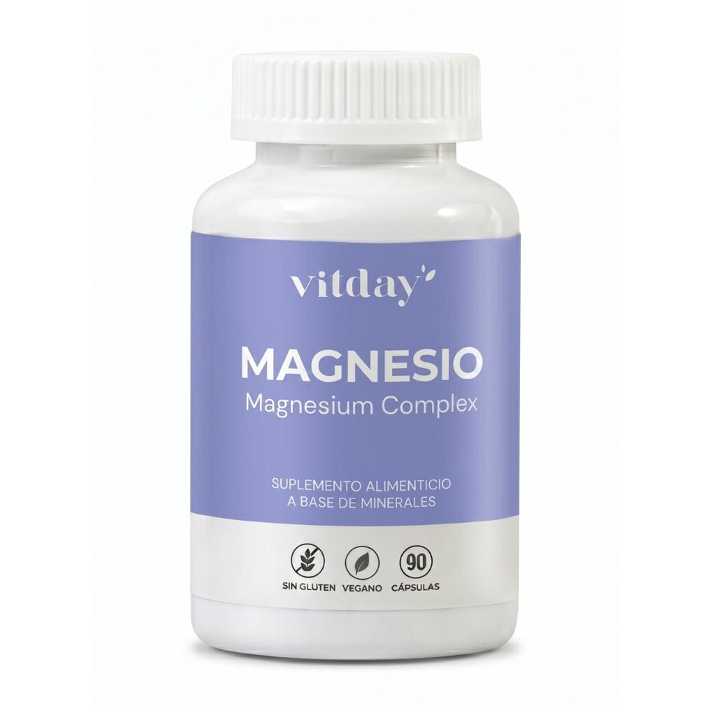 [VTM-bote-de-maca] Magnesio | Citrato + Óxido | 1,000 mg | 90 cápsulas